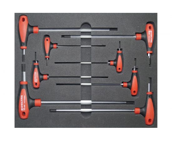 Набор шестигранных Т-образных ключей IZELTAS 8 предметов 4920008108 – изображение 3