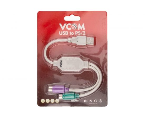Кабель-адаптер VCOM USB A - 2xPS/2 VUS7057 – изображение 3