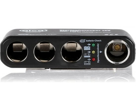 Разветвитель прикуривателя Alca 4 выхода, с предохр., 15A 510400 