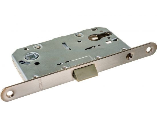 Межкомнатный замок под цилиндр Fuaro PLASTIC P85C-50 SN матовый никель 33631 