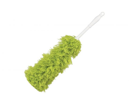 Сметка-метелка для смахивания пыли ЛАЙМА 58 см, зеленая, 603618 