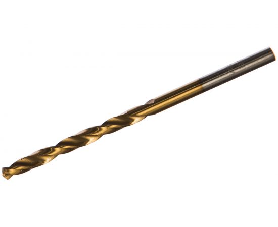 Сверло по металлу титановое HSS-TIN DIN-338 (4х43х75 мм) МастерАлмаз 10501515 