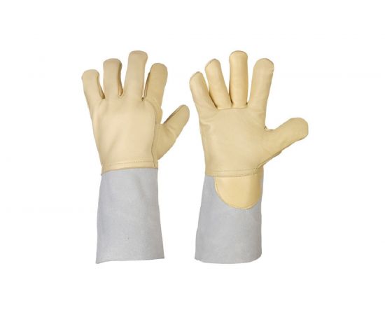 Спилковые пятипалые краги STRONG HAND WELDERSTAR кожа, спилок 0272-11 