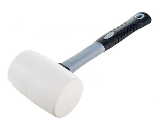 Молоток HARDY резиновый, 65мм, ручка 2K, белый 2028-900065 – изображение 2