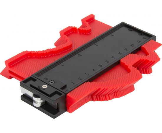 Шаблон для копирования 125 мм (кузовная линейка) WIEDERKRAFT с системой фиксации WDK-65420 – изображение 2