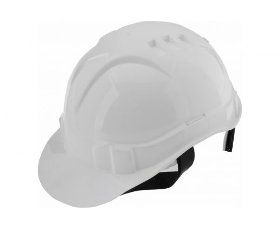 Защитная каска с храповым механизмом СИБРТЕХ ЕВРОПЛАСТ белая 89109 – изображение 3