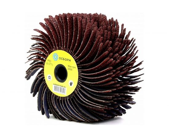 Диск лепестковый шлифовальный гибкий (118 мм; абразивная ткань P60) ОСБОРН 6-071 PLM.FD11860CP60 – изображение 3