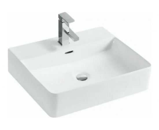 Накладная раковина Orange белая глянцевая, санфарфор B04-500W – изображение 3