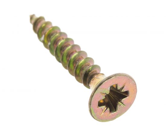 Саморез КРЕП-КОМП желтый цинк POZY 4х25 1500шт жд425ф – изображение 3