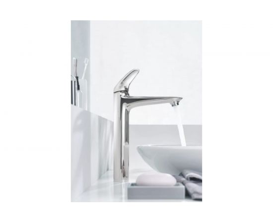 Смеситель для свободностоящей раковины Grohe Wave, с нажимным донным клапаном 23585001 – изображение 3