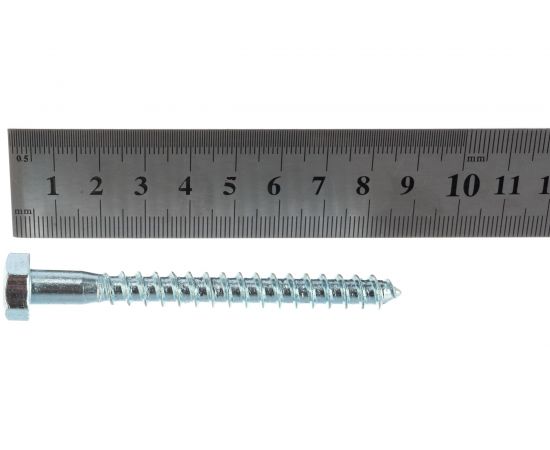 Сантехнический шуруп с ШГ ЕВРОПАРТНЕР DIN 571 Zn 8х80 12шт. 5 0950 2 – изображение 4