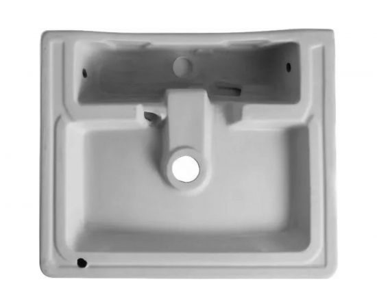 Накладная раковина Orange белая глянцевая, санфарфор B04-500W – изображение 4