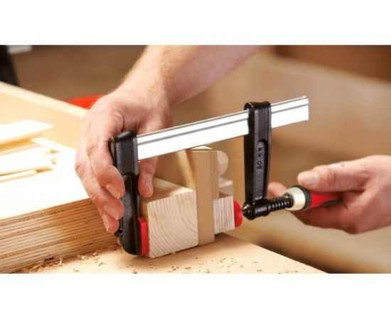 Струбцина BESSEY чугунная 200/50, 5.5 кН, деревянная ручка BE-TPN20B5BE – изображение 4