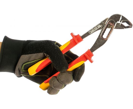 Диэлектрические переставные клещи до1000В, 250мм Зубр ЭКСПЕРТ ЭЛЕКТРОМОНТАЖНИК 22145-10-25 – изображение 5