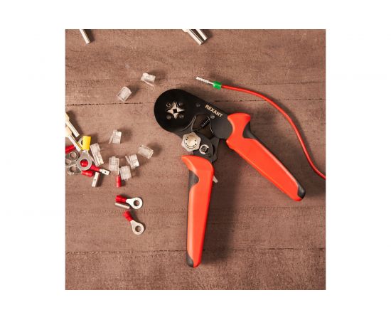 Кримпер для обжима штыревых наконечников REXANT HT 16-4 0.08-16.0 кв.мм с регулятором усилия 12-3216-1 – изображение 7