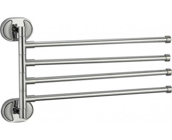 Поворотный держатель для полотенец Savol четверной, хром S-008604 23244 