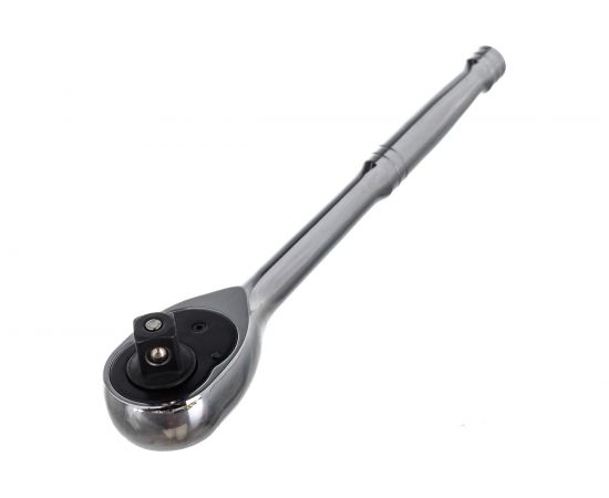 Трещотка ЭВРИКА 1/2 72-зубцовая с прямой металлической ручкой ER-71272 