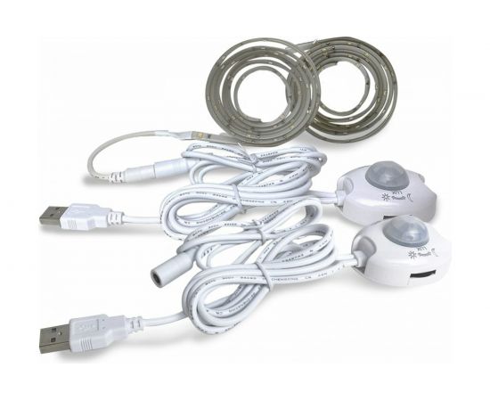 Подсветка для 2-спальной кровати ГЕЛЕОС лента 2х1м, теплый свет, USB 5V, LED-BL9-USB2 