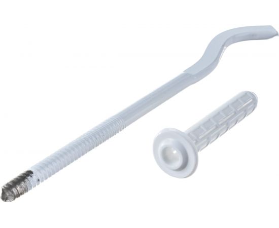 Кронштейн штыревой Uni-Fitt 10х220 плоский, эмалированный, с дюбелем 870W1022 