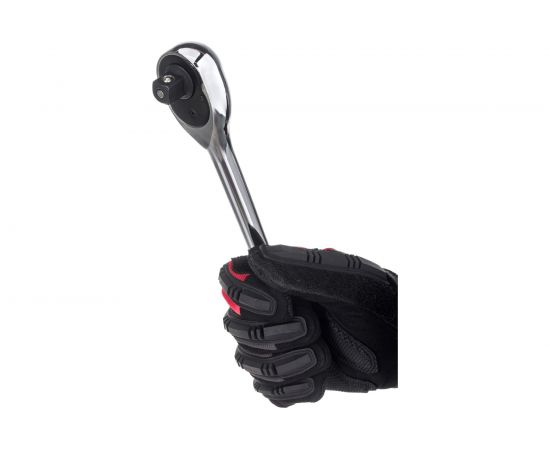 Трещотка ЭВРИКА 1/2 72-зубцовая с прямой металлической ручкой ER-71272 – изображение 2