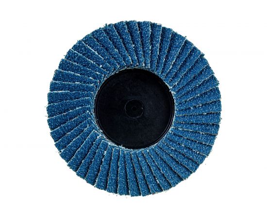 Круг лепестковый торцевой по металлу (75х22 мм; Р60; крепление Roloc) Русский Мастер РМ-70273 – изображение 2