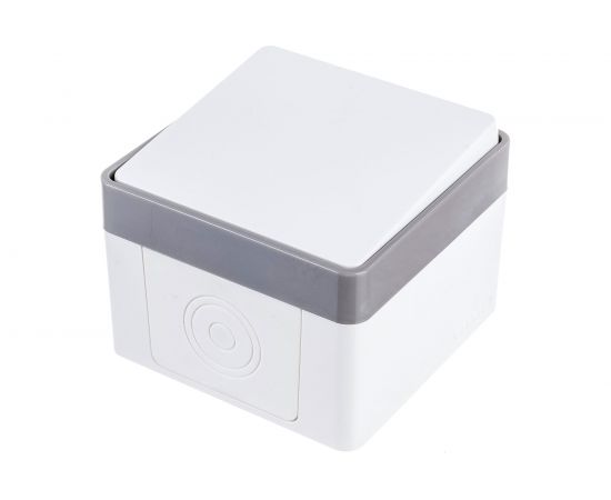 Выключатель WERKEL одноклавишный влагозащищенный Gallant белый W5010201 a051574 – изображение 2