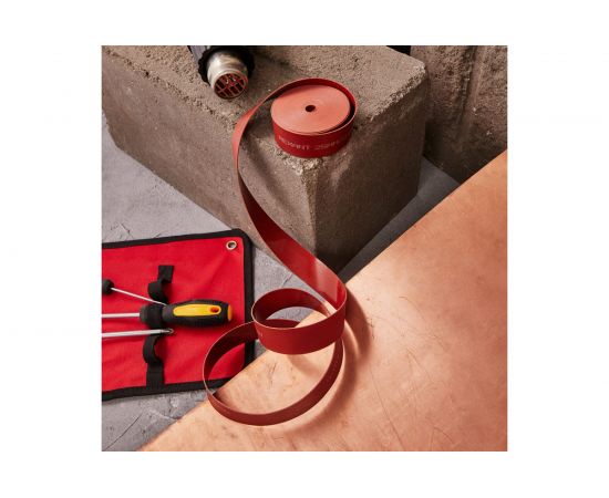 Термоусаживаемая лента с клеевым слоем REXANT 25 мм х 0,8 мм, красная, 5 м, ТЛ-0,8 48-9004 – изображение 2