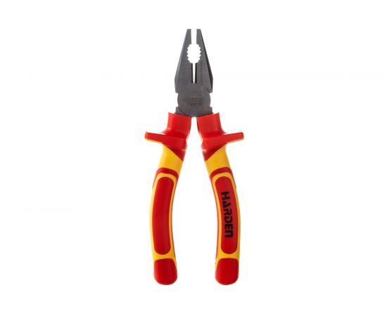 Профессиональные пассатижи Harden с диэлектрическими рукоятками до 1000 В, 180 мм, CRV 800137 – изображение 3