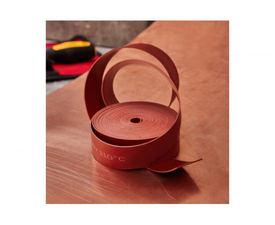 Термоусаживаемая лента с клеевым слоем REXANT 25 мм х 0,8 мм, красная, 5 м, ТЛ-0,8 48-9004 – изображение 3