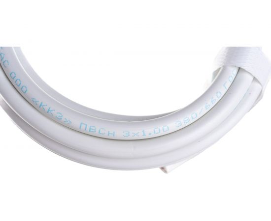 Провод ПВС REXANT 3x1,0 кв.мм белый 5 м ГОСТ 01-8044-5 – изображение 3