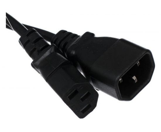 Кабель монитор-компьютер Telecom /UPS-устройство/ 220V, IEC-320-C13/C14 TP020-3.0-BK – изображение 3