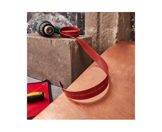 Термоусаживаемая лента с клеевым слоем REXANT 25 мм х 0,8 мм, красная, 5 м, ТЛ-0,8 48-9004 – изображение 4