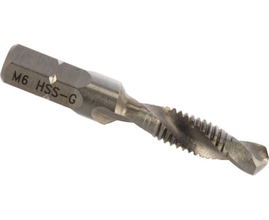 Комбинированный машинный метчик с зенкером D.BOR C 6,3, M6x1.00 9G81M06-1002D – изображение 4