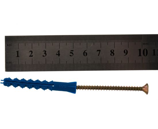 Пакет дюбель РДК Метизный двор 6х50мм + шуруп 4х60мм 10 шт. 4607173902153 – изображение 4