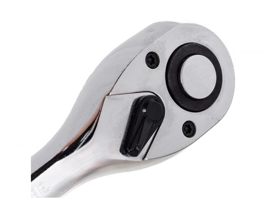 Трещотка ЭВРИКА 1/2 72-зубцовая с прямой металлической ручкой ER-71272 – изображение 4