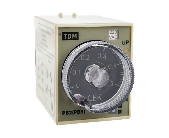 Реле времени TDM РВ2A-0,5сек/3мин-5A-220В-8Ц SQ1503-0010 – изображение 5