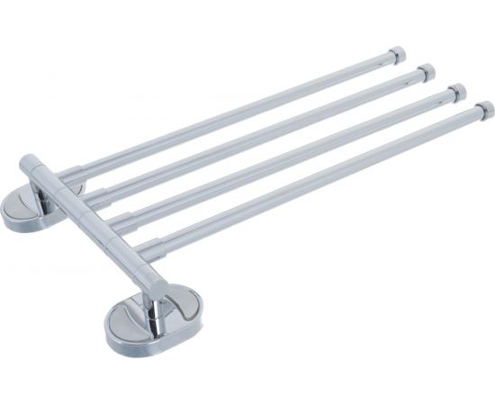 Поворотный держатель для полотенец Savol четверной, хром S-008604 23244 – изображение 5
