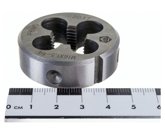 Плашка М 16 х1.5 Р6М5 6g ТМ Туламаш 137176 – изображение 5