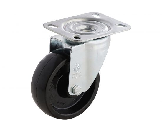 Колесо с вращающейся опорой и пластиной крепления (80 мм; 150 кг) Tellure rota 677201 – изображение 5