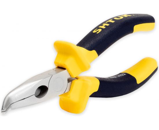 Диэлектрические изогнутые тонкогубцы SHTOK 1000В 160 мм 08107 – изображение 5