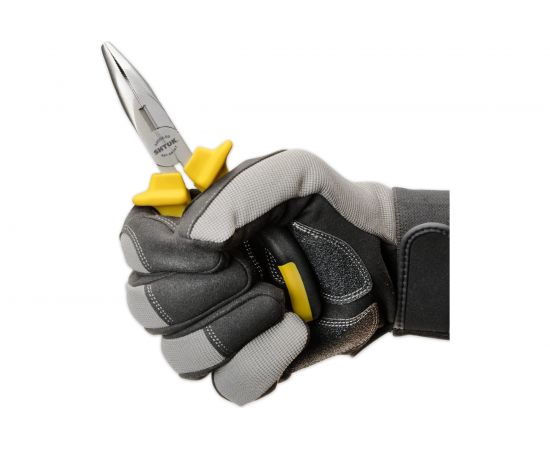 Диэлектрические изогнутые тонкогубцы SHTOK 1000В 160 мм 08107 – изображение 6