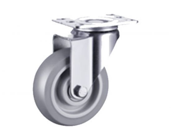 Колесо аппаратное поворотное из термопластичной резины 34075S (75 мм; 100 кг) А5 1005808 