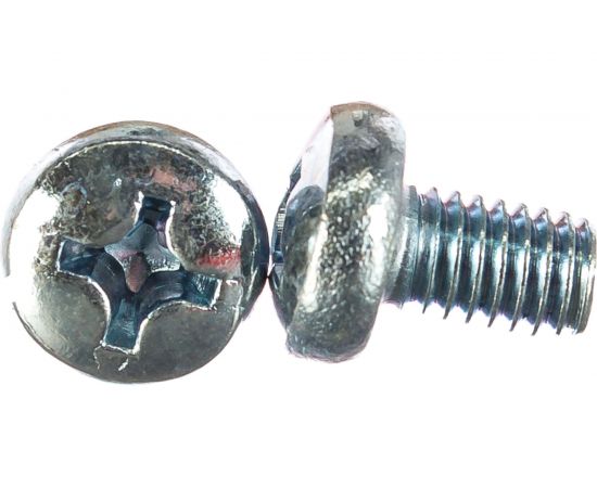 Винт КРЕП-КОМП полуцилиндрическая головка, цинк DIN7985 6х10 450шт вц610ф 