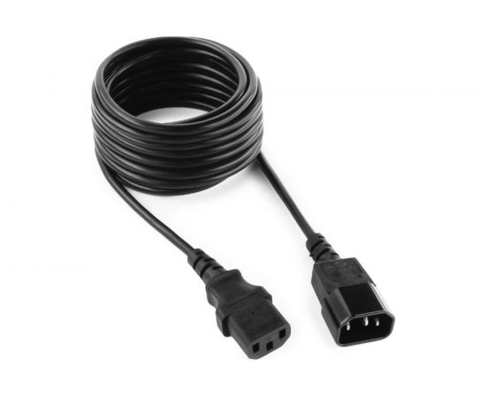 Кабель питания Cablexpert системный блок-монитор, C13-C14, 4.5м, 6А, черный, с заземлением PC-189-15 