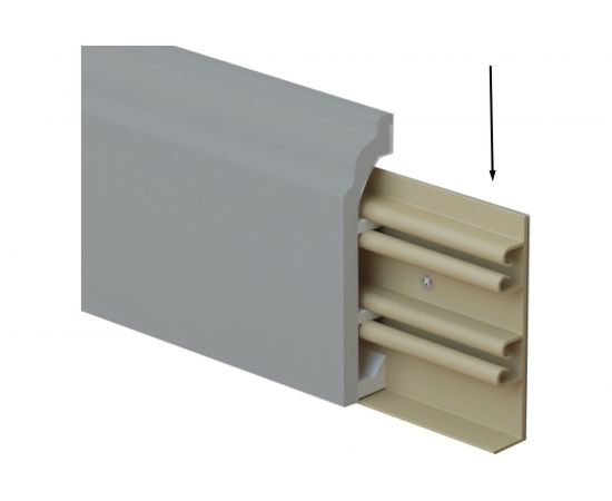 Клипса монтажнная для плинтуса Рико Колор HSP 80 (6 шт; 80 мм; ПВХ) GRACE УТ000024175 