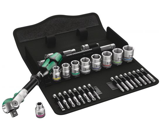 Набор инструмента с трещоткой WERA 3/8"", 29 предметов WE-004046 