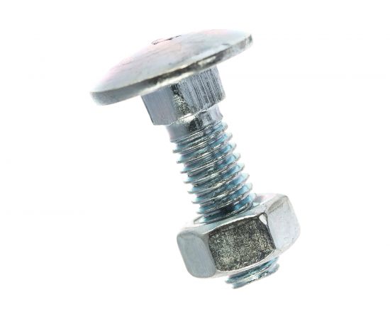 Болт с п.кр. гол. и кв.подголовком, с гайкой ЕВРОПАРТНЕР DIN603 Zn M6х20 10шт. 6 0520 1 