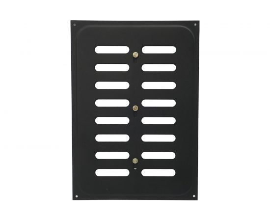 Решётка вентиляционная раздвижная 170x240 мм, чёрный муар Трибатрон 87977 