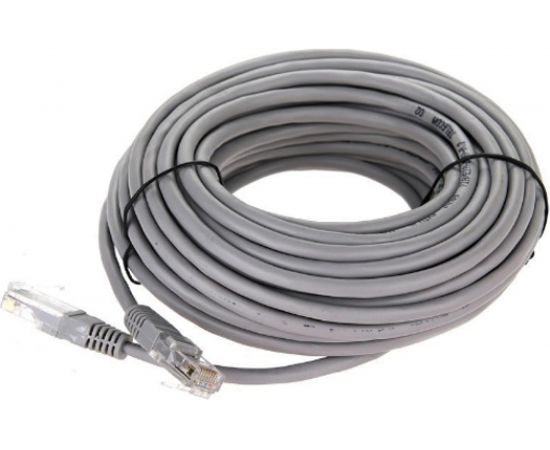 Литой патчкорд Telecom UTP, категория 5е, 15,0м, серый NA102--15M 