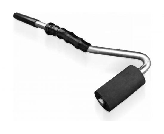 Ролик для приклейки шпона и ламинирования Men at Work, с изогнутой ручкой 6226 